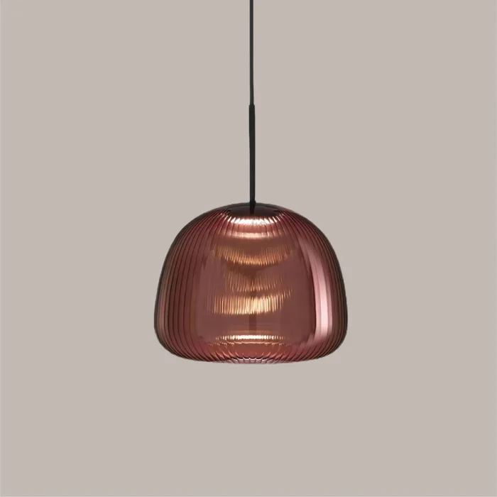 Copper Glint Glow Pendant Lamp